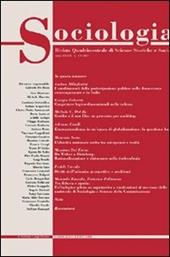Sociologia. Rivista quadrimestrale di scienze storiche e sociali (2005). Vol. 1