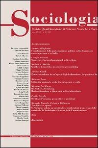 Sociologia. Rivista quadrimestrale di scienze storiche e sociali (2005). Vol. 1  - Libro Gangemi Editore 2005 | Libraccio.it