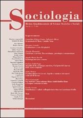 Sociologia. Rivista quadrimestrale di scienze storiche e sociali (2006). Vol. 3