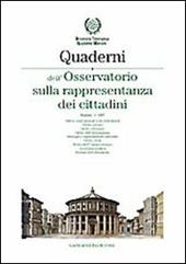 Quaderni dell'Osservatorio sulla rappresentanza dei cittadini 2007. Ediz. illustrata. Vol. 3