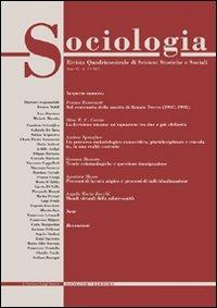 Sociologia. Rivista quadrimestrale di scienze storiche e sociali (2007). Vol. 2 - Franco Nobili - Libro Gangemi Editore 2007, Periodici | Libraccio.it