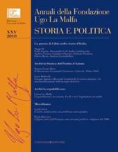 Annali della Fondazione Ugo La Malfa. Storia e politica. Vol. 25