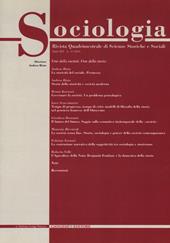 Sociologia. Rivista quadrimestrale di scienze storiche e sociali (2011). Vol. 1