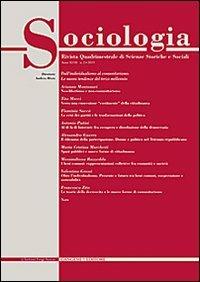 Sociologia. Rivista quadrimestrale di scienze storiche e sociali (2013). Vol. 2  - Libro Gangemi Editore 2013, Le ragioni dell'uomo | Libraccio.it