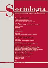 Sociologia. Rivista quadrimestrale di scienze storiche e sociali (2013). Vol. 3  - Libro Gangemi Editore 2014, Le ragioni dell'uomo | Libraccio.it