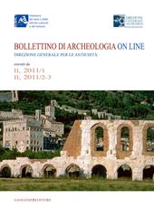 Bollettino di archeologia on line. Direzione generale per le antichità. Estratti da II, 2011/1 - II, 2011/2-3