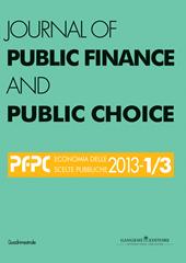 Journal of public finance and public choice (2013) vol. 1-3
