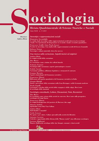 Sociologia. Rivista quadrimestrale di scienze storiche e sociali (2015). Vol. 3  - Libro Gangemi Editore 2015, Le ragioni dell'uomo | Libraccio.it