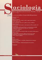 Sociologia. Rivista quadrimestrale di scienze storiche e sociali (2016). Vol. 3