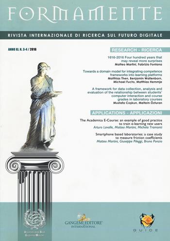 Formamente. Rivista internazionale sul futuro digitale. Ediz. inglese (2016). Vol. 3-4  - Libro Gangemi Editore 2019, Periodici | Libraccio.it