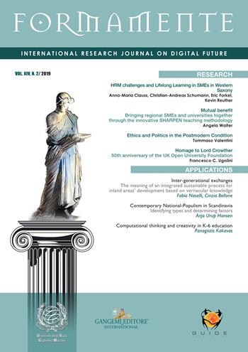 Formamente. Rivista internazionale sul futuro digitale. Ediz. inglese (2019). Vol. 2  - Libro Gangemi Editore 2020, Periodici | Libraccio.it