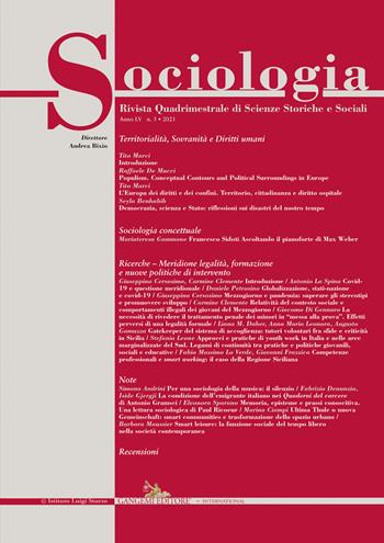 Sociologia. Rivista quadrimestrale di scienze storiche e sociali (2021). Vol. 3  - Libro Gangemi Editore 2022, Periodici | Libraccio.it