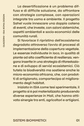 Quaderno Isia. Vol. 1: Sistemi biomimetici