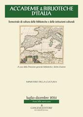 Accademie & biblioteche d'Italia. Semestrale di cultura delle biblioteche e delle istituzioni culturali (2024). Vol. 2