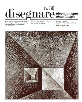 Disegnare. Idee, immagini. Ediz. italiana e inglese. Vol. 30  - Libro Gangemi Editore 2016, Periodici | Libraccio.it