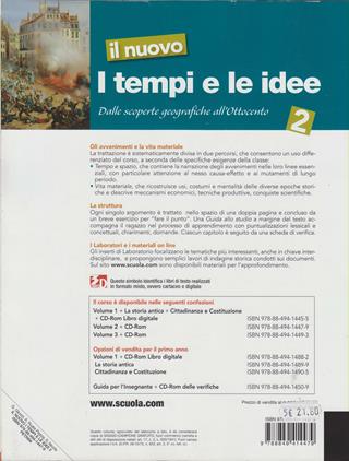 Il nuovo I tempi e le idee. Vol. 2: Dalle scoperte geografiche all'Ottocento. - Giorgio Gliozzi, Sergio Nicola, Antonella Ruata Piazza - Libro Petrini 2010 | Libraccio.it