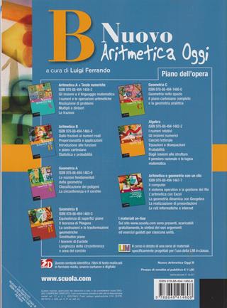 Nuovo aritmetica, geometria, algebra oggi. Aritmetica. Vol. B. Per la Scuola media. - Mario Mariscotti - Libro Petrini 2010 | Libraccio.it