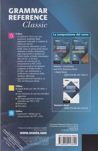 Grammar reference classic. From basics to upper intermediate. Con espansione online - M. Giovanna Andreolli, Pamela Linwood - Libro Petrini 2012 | Libraccio.it