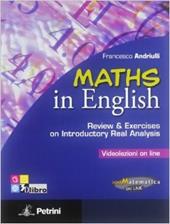Maths in english. Reviwe & excercises on introductory real analysis. Videolezioni on line.