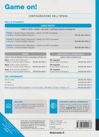 Game on! Student's book-Workbook. Con e-book. Con espansione online. Vol. 1 - Pamela Linwood, Daniela Guglielmino, Clare Kennedy - Libro Petrini 2014 | Libraccio.it