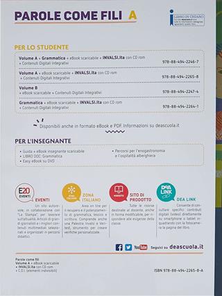 Parole come fili. Con INVALSI. Per gli Ist. professionali. Con CD-ROM. Vol. A: Narrativa e scrittura - Valeria Borgatta, L. Caporale, Marco Manzuoli - Libro Petrini 2018 | Libraccio.it