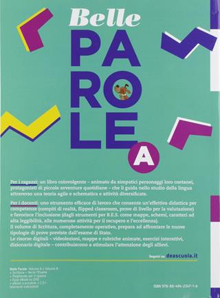 Belle parole. Con palestra competenze, Scrittura verso l'esame, Pieghevole per il ripasso. Con e-book. Con espansione online. Con DVD-ROM. Vol. A-B - Gilda Balestra, Tiziana Tiziano, Giulia Borghesio - Libro Petrini 2019 | Libraccio.it