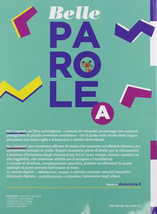 Belle parole. Con palestra competenze, Scrittura verso l'esame, Pieghevole per il ripasso. Con e-book. Con espansione online. Vol. A-B - Gilda Balestra, Tiziana Tiziano, Giulia Borghesio - Libro Petrini 2019 | Libraccio.it