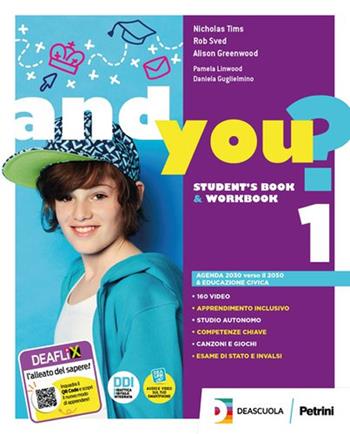 And you? Student's book & Workbook. Con Think culture. Per la Scuola media. Con DVD-ROM. Vol. 1 - Alison Greenwood, Daniela Guglielmino, Pamela Linwood - Libro Petrini 2020 | Libraccio.it