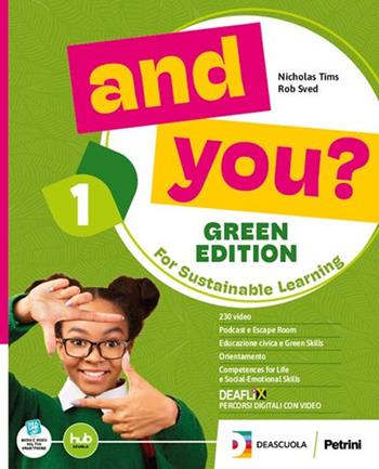 And you? Green edition. Student's book & Workbook. With The secret garden. Con e-book. Con espansione online. Vol. 1 - Nicholas Tims, Robert Sved, Pamela Linwood - Libro Petrini 2024 | Libraccio.it