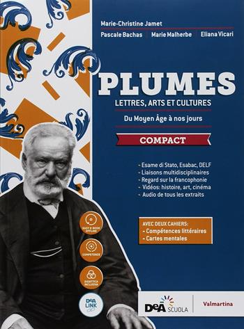 Plumes. Lettres, arts et cultures. Da moyen âge à nos jours. Compact. Con Compétences littéraires, Cartes mentales e Perspective ESABAC. Con DVD-ROM. Con Libro: Fascicolo nuovo esame di Stato - Marie-Christine Jamet, Pascale Bachas, Marie Malherbe - Libro Valmartina 2018 | Libraccio.it