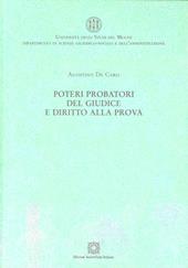 Poteri probatori del giudice e diritto alla prova