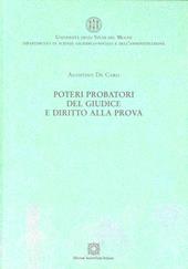 Poteri probatori del giudice e diritto alla prova