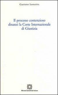 Il processo contenzioso dinanzi la Corte internazionale di giustizia - Gaetano Iannotta - Libro Edizioni Scientifiche Italiane 2009 | Libraccio.it