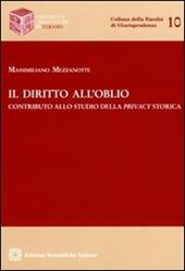 Il diritto all'oblio