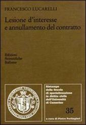 Lesione d'interesse e annullamento del contratto