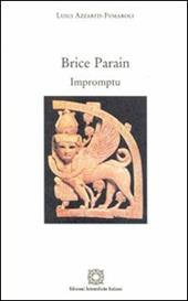 Brice Parain. Impromptu