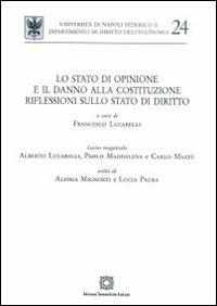 Lo Stato di opinione e il danno alla costituzione. Riflesioni sullo Stato di diritto  - Libro Edizioni Scientifiche Italiane 2010, Univ. Napoli | Libraccio.it
