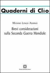 Brevi considerazioni sulla seconda guerra mondiale