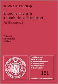 L'azione di classe a tutela dei consumatori - Tommaso Febbrajo - Libro Edizioni Scientifiche Italiane 2012, Univ. Camerino | Libraccio.it