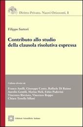 Contributo allo studio della clausola risolutiva espressa