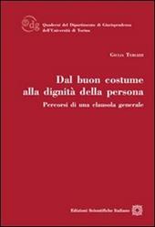 Dal buon costume alla dignità della persona