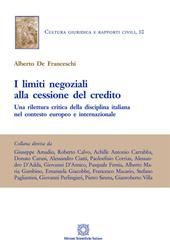 I limiti negoziali alla cessione del credito