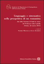 Linguaggio e sistematica nella prospettiva di un romanista