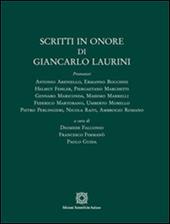 Scritti in onore di Giancarlo Laurini