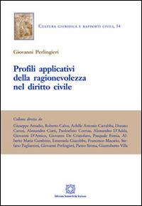 Profili applicativi della ragionevolezza nel diritto civile - Giovanni Perlingieri - Libro Edizioni Scientifiche Italiane 2015, Cultura giuridica e rapporti civili | Libraccio.it