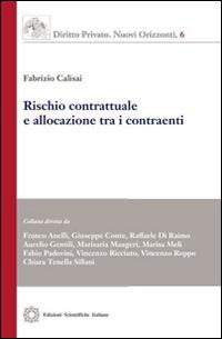 Rischio contrattuale e allocazione tra i contraenti - Fabrizio Calisai - Libro Edizioni Scientifiche Italiane 2013, Diritto privato. Nuovi orizzonti | Libraccio.it