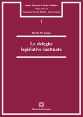 Le deleghe legislative inattuate