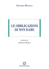 Le obbligazioni di non dare