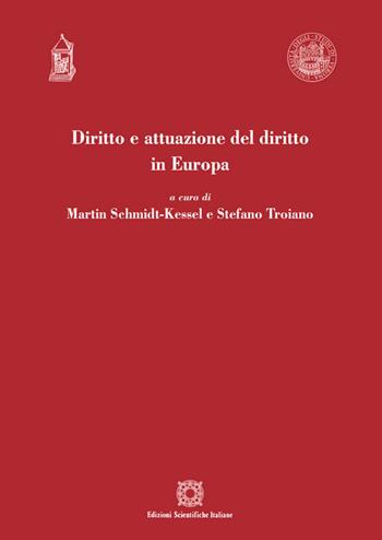 Diritto e attuazione del diritto in Europa  - Libro Edizioni Scientifiche Italiane 2017, Dip. sc. giuridico-sociali. Un. Molise | Libraccio.it