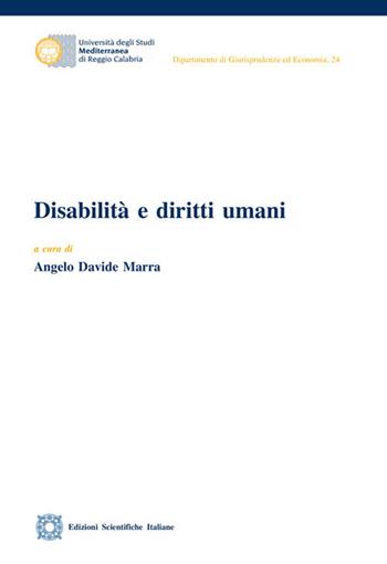 Disabilità e diritti umani  - Libro Edizioni Scientifiche Italiane 2018, Univ. Mediterranea | Libraccio.it